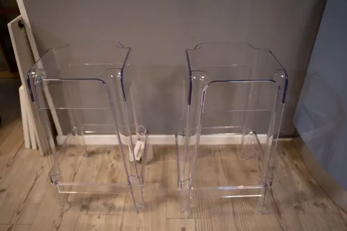 Sgabello Scavolini – mod. Rubik in policarbonato trasparente (set da 2)